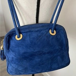 Escada Sued Blue Bag